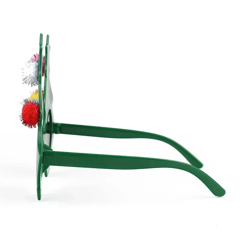 شجرة عيد الميلاد والهالوين المرعب تأثيري للجنسين نظارات ABS إطار نظارات شمسية سوداء نظارات كرنفال لطيف الدعامة #5