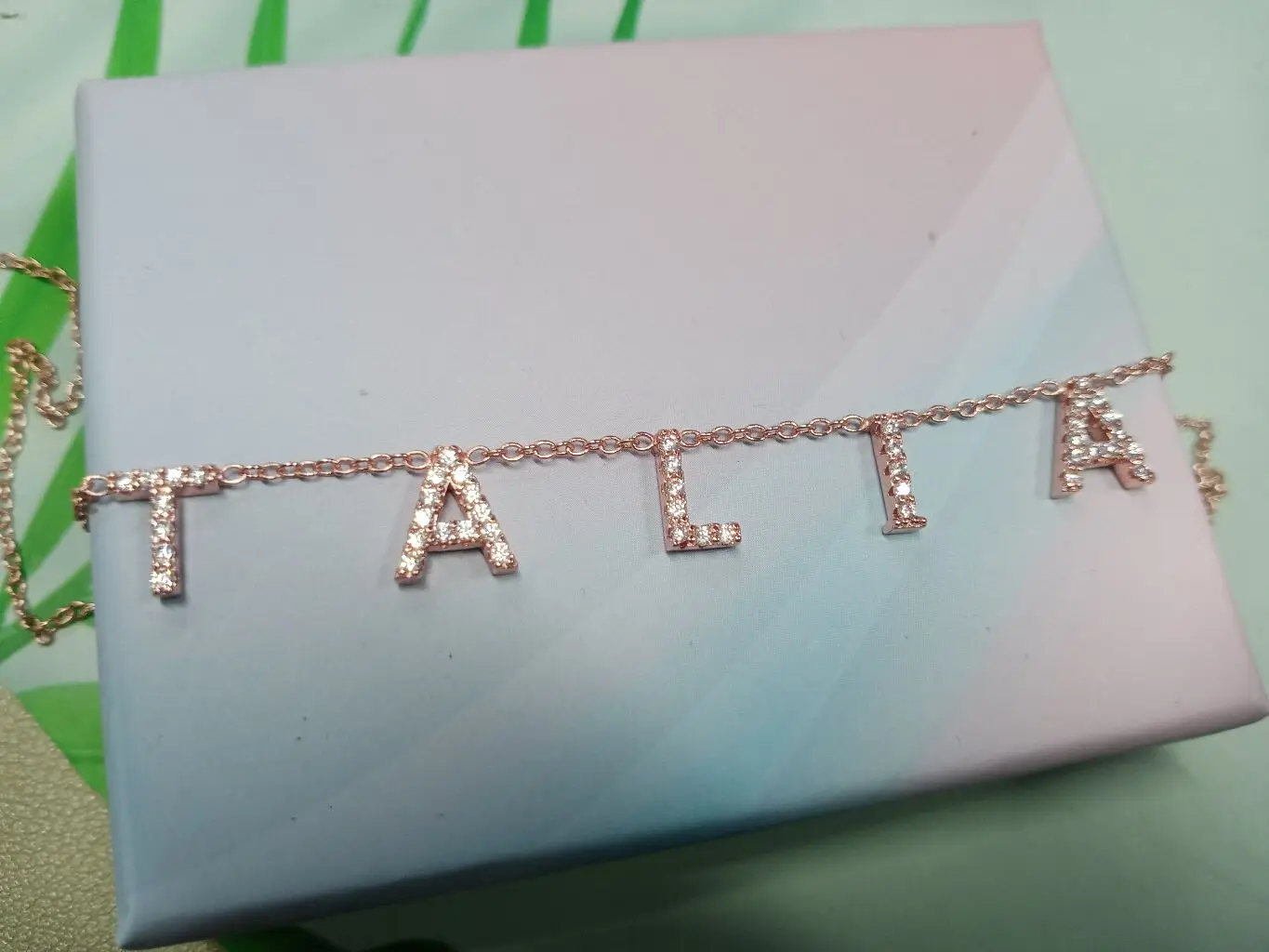 

Lateefah 9 мм хрустальный подарок, дропшиппинг, ожерелье с подвеской на заказ и персонализированное ожерелье с подвеской в виде буквы - женские украшения