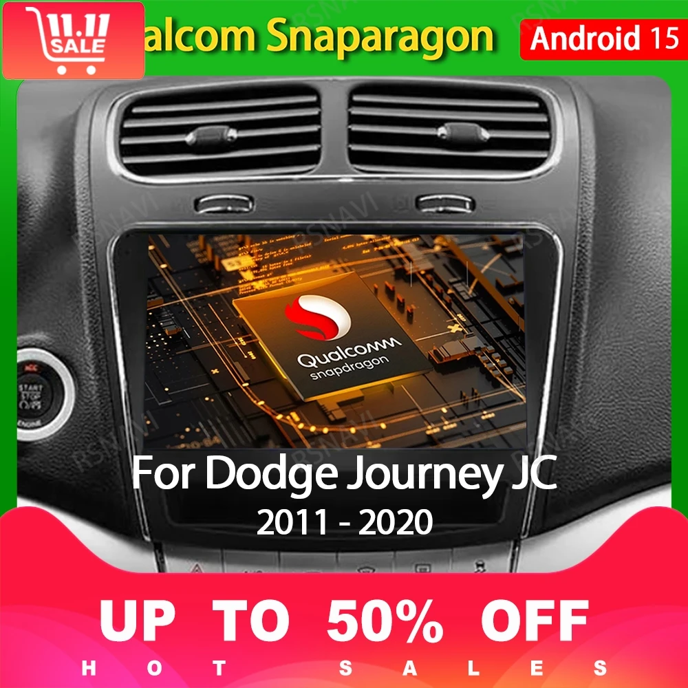 

Android 15 Car Radio For Dodge Journey Fiat Leap 2012 - 2020 Multimedia Stereo Video Player Carplay Auto 4G WIFI GPS Navigation