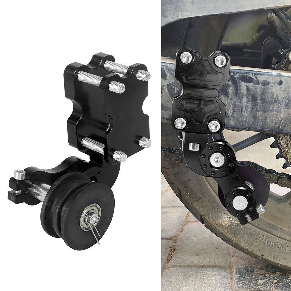 Motorcycle Universal Adjustment Accessories Adjuster Wheel Chain Tensioner Roller Tightener for Motorbike Motocross Chopper ATV