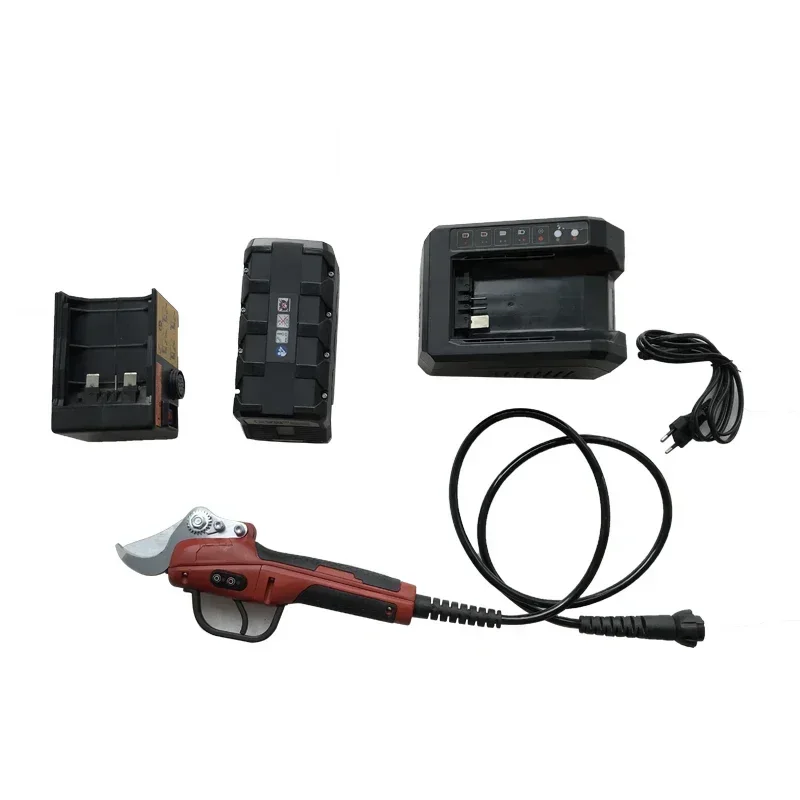 2026    58V Lithium battery cordless scissors electric pruner shear electric tree pruning shears lopper battery for sale