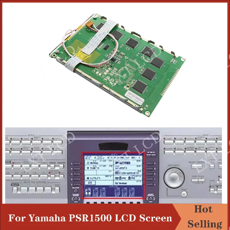 New LCD Display Screen For Yamaha PSR1500 PSR-1500 PSR 1500 WG679600 Synthersizer Digital Mixing Consoles LCD Replacement