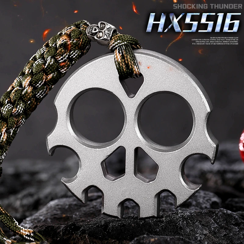 Stainless Steel/Solid/Tools To Prevent Injury/Provide Safety/EDC Double Headed Window Breaker/Type T/Short/Emergency Equipment