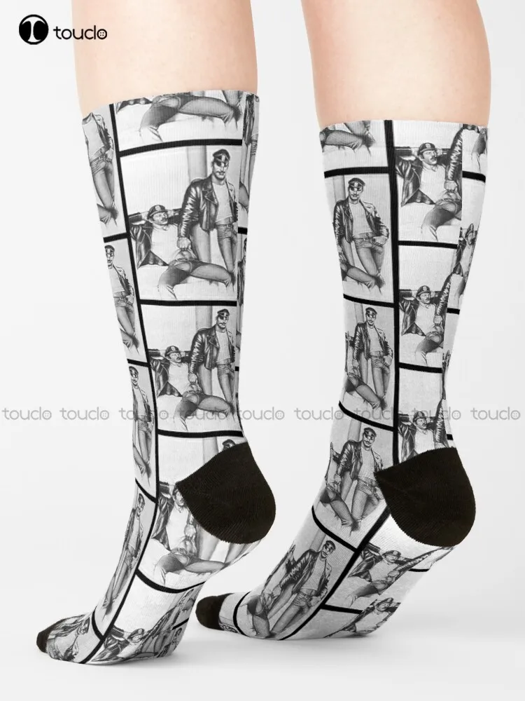 AliExpress Vintage Tom Of Finland - Frisky Duo Socks Cycling Socks Personalized Custom Unisex Adult Teen Youth