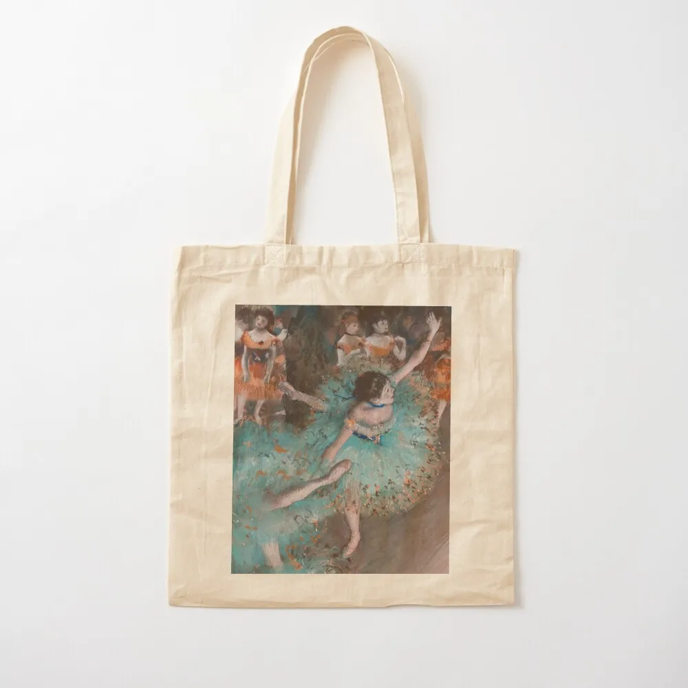 

Edgar Degas Swaying Dancer Green Dancer Tote Bag tote woman bags for women personalized female Canvas