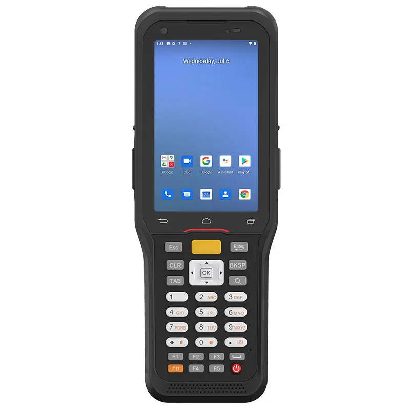 Imagem -03 - Long Range Android Pda Barcode Scanner Zebra 4850 Scanner de Inventário com Almofada Numérica de Longa Distância Aperto de Pistola para Armazém e Armazém