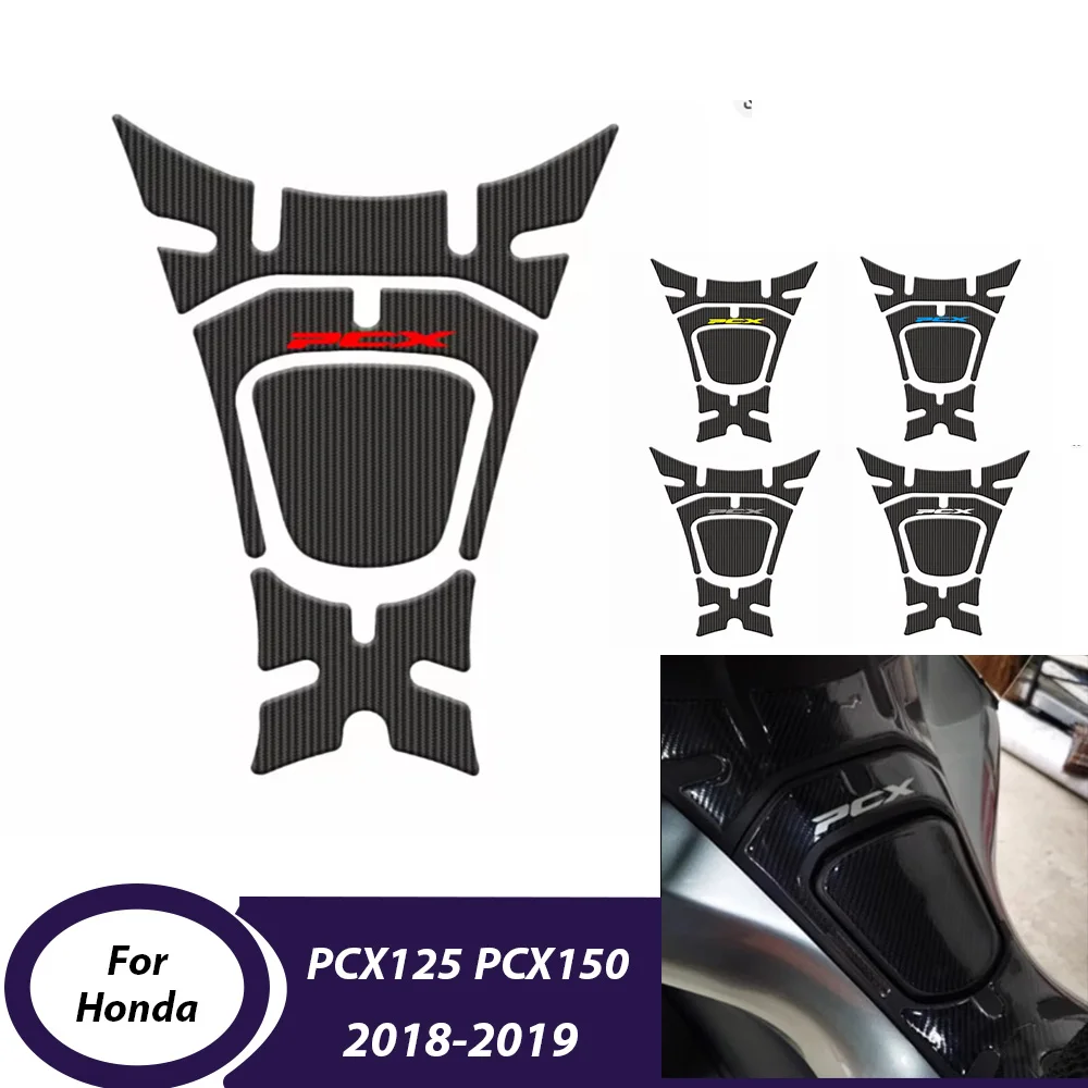 

﻿ 3D накладка на топливный бак мотоцикла для Honda PCX125 PCX150 2018-2019, скутер, защитная наклейка из углеродного волокна, аксессуары