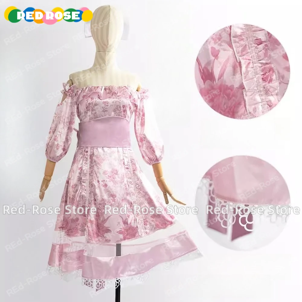 

Anime THE IDOLM@STER Gakuen Rinami Himesaki Cosplay Costume Uniform Halloween Carnival Party Christmas Play Role Clothes