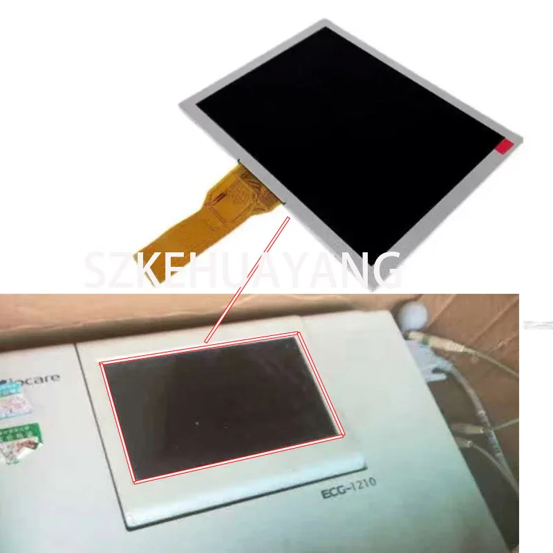 New Lcd Screen Display For ECG-1210  ECG1210 LCD For Biocare Monitor Panel Repair