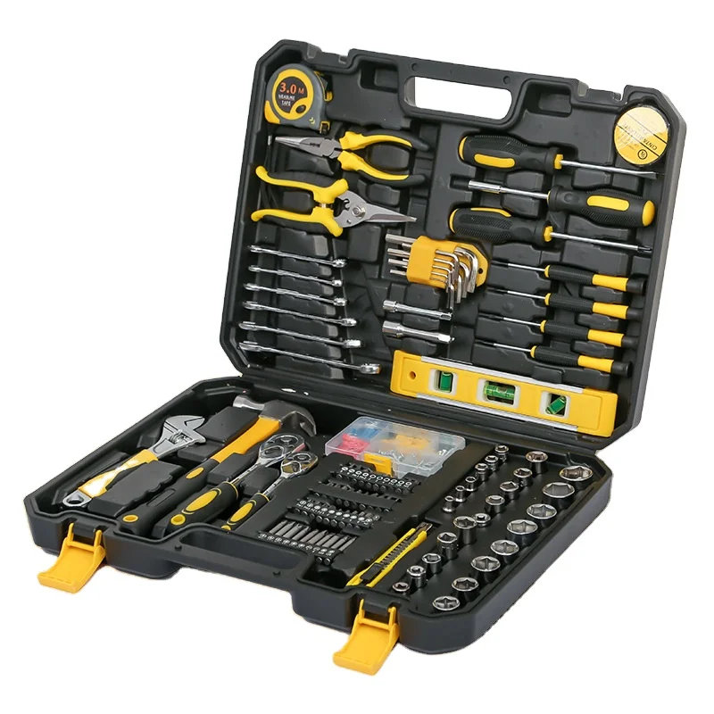 Made in China 118 pieces of  hardware tool set toolbox electrician maintenance tools