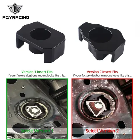 빌렛 알루미늄 MQB 도그 본 마운트 인서트 MKVII, 폭스 바겐 골프/GTI/R, 8V 아우디 A3 S3 RS3 MKIII 아우디 TT TTS TTRS