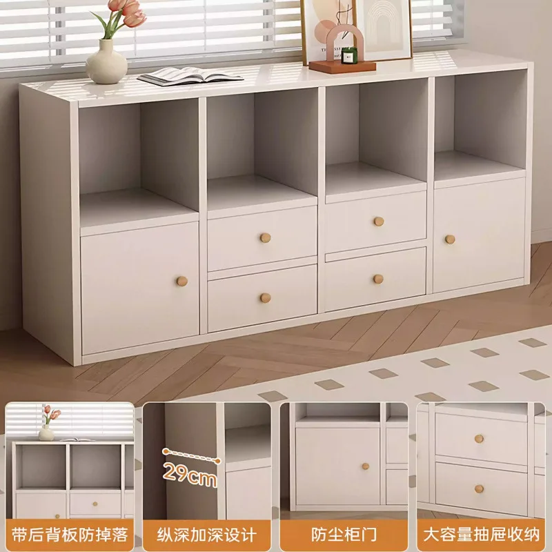 Floor-standing bookshelves, storage cabinets, modular lattice cabinets, open display cabinets