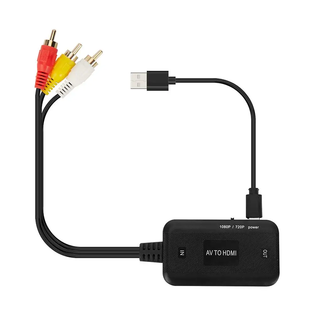 1 stücke Video Adapter 1080P Konverter RCA zu HDMI Kabel HD Link Kabel Audio Kabel HDMI Konverter AV zu HDMI Adapter 2026