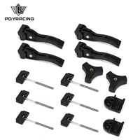 Accesorios universales, piezas de fijación de repuesto para camioneta Tonneau dura triple, cubierta de cama, abrazadera delantera trasera, pernos en T negros