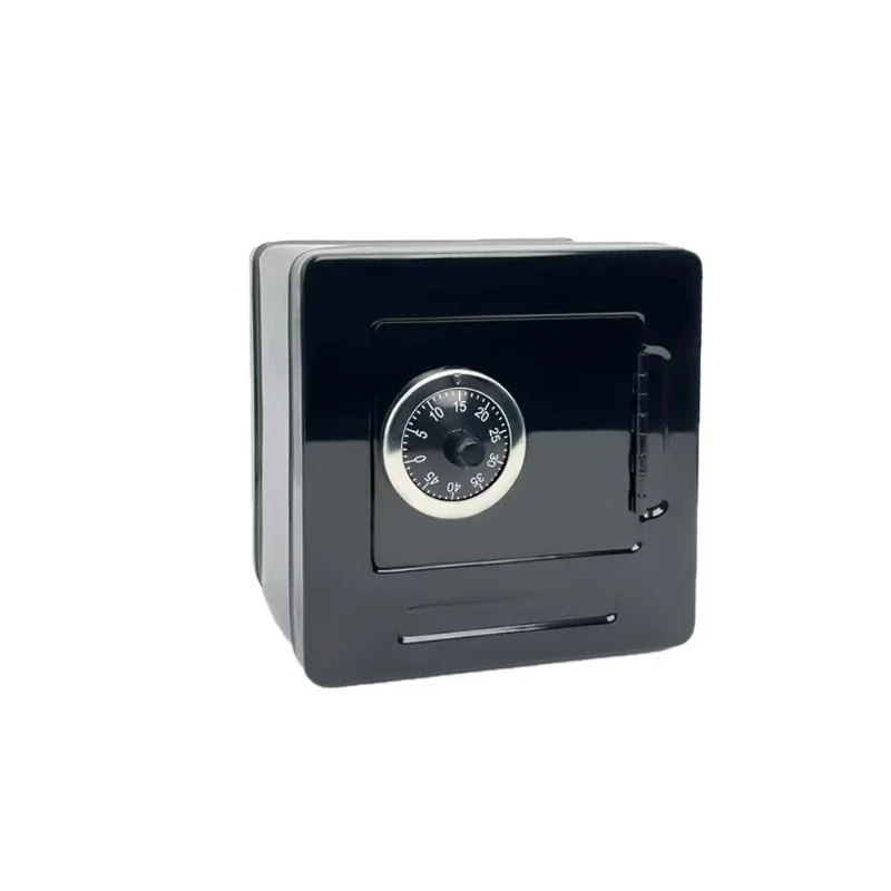 Combination Lock Money Box Metal Coin Bank Storage Box Household Savings Organizer Creative Small Safe