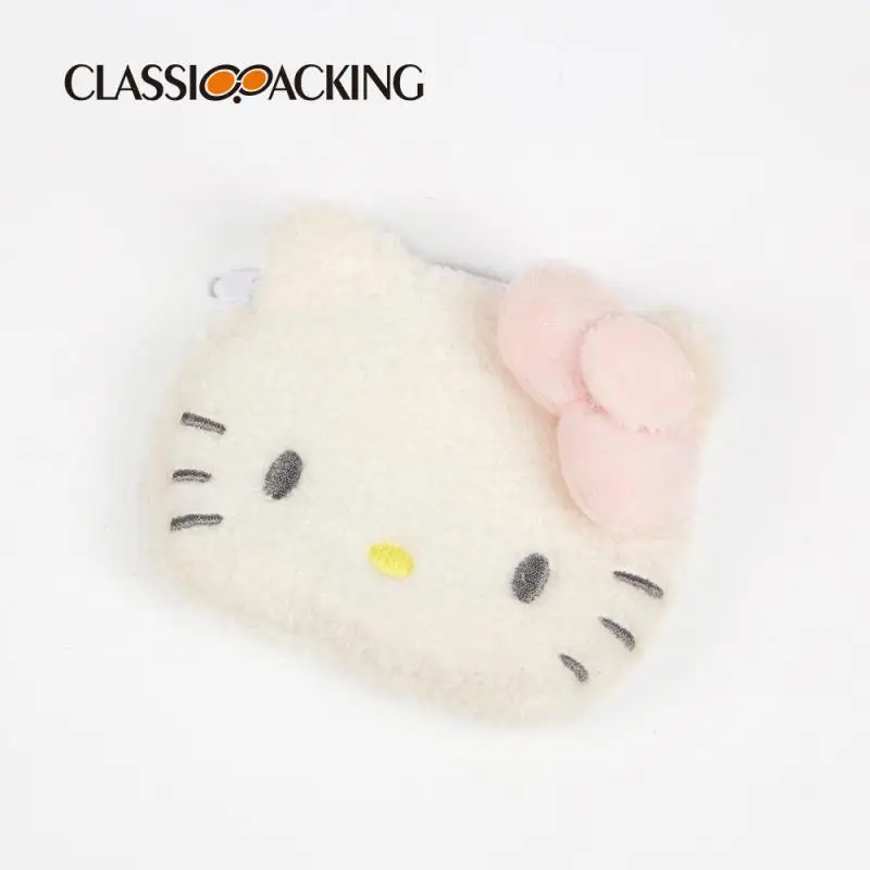 Hello Kitty Coin Purse Anime Cute Girl Decorate Clutch Bag Multifunctional Toy Portable Storage Bag Cartoon Gift