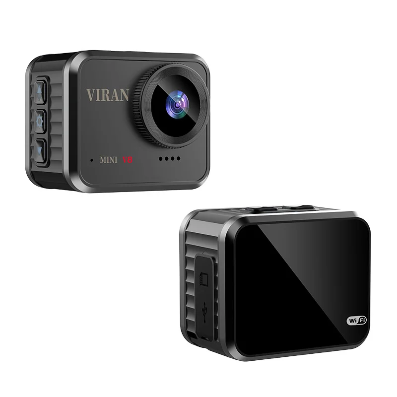 Mini Action Camera 4K60fps Ultra HD V8 16MP WiFi 145° 10M Body Waterproof Helmet 2025 Recording Cameras Sports DV Cam Hot Sale
