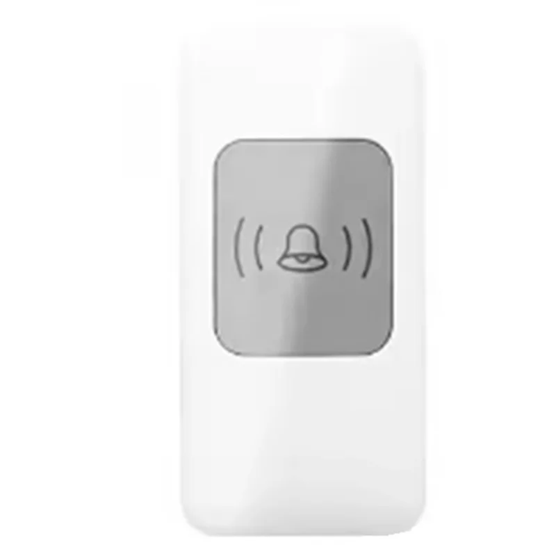 Timbre inalámbrico con batería AA088, timbre de puerta resistente al agua, receptor remoto, botón Digital inalámbrico, enchufe estadounidense
