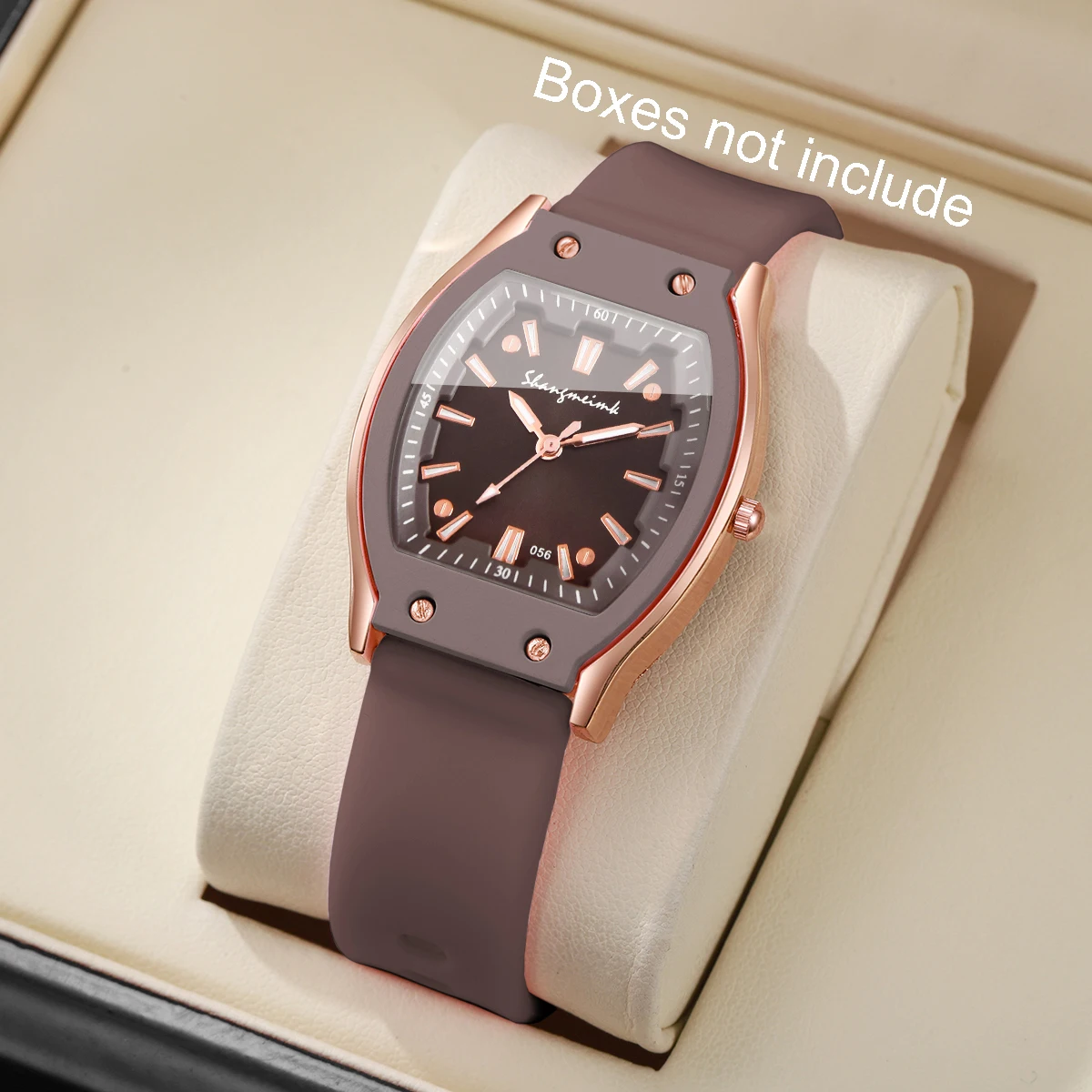 Simple Dial Silicone Band Women Watches Fashion Ladies Quartz Wristwatches for Girls Gift Reloj Mujer (Without Box)