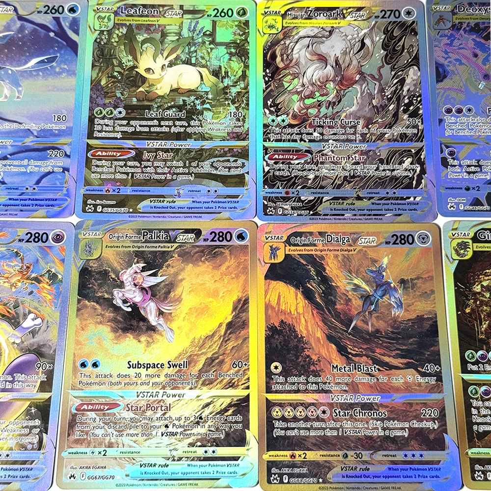 Crown Zenith PTCG V STAR Series Foil Game Rare Cards Arceus