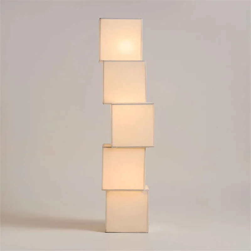 

Personalized square fabric fashion living room corner floor lamp bedroom