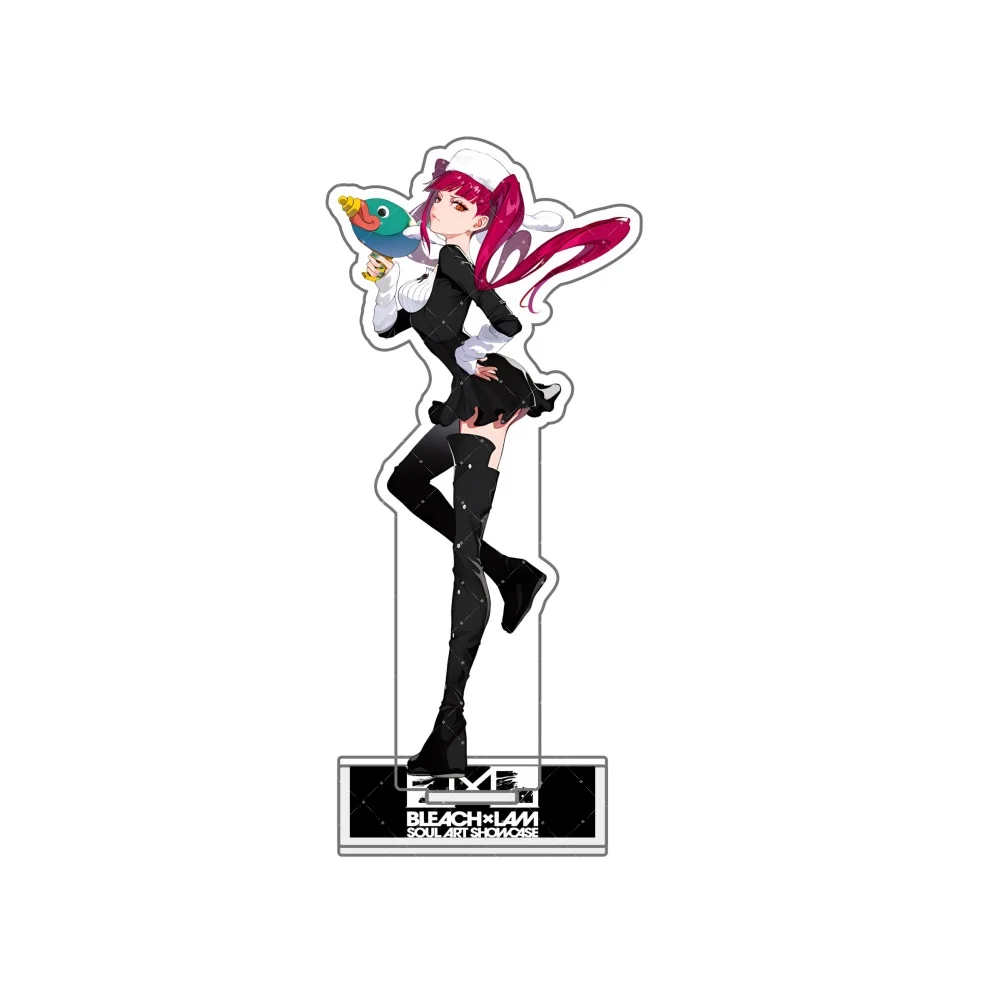 Anime New Bleach Acrylic Stand Model Plate Kurosaki Ichigo Kuchiki Rukia Hitsugaya Toshiro Cartoon Figures Standing KEY CHAIN