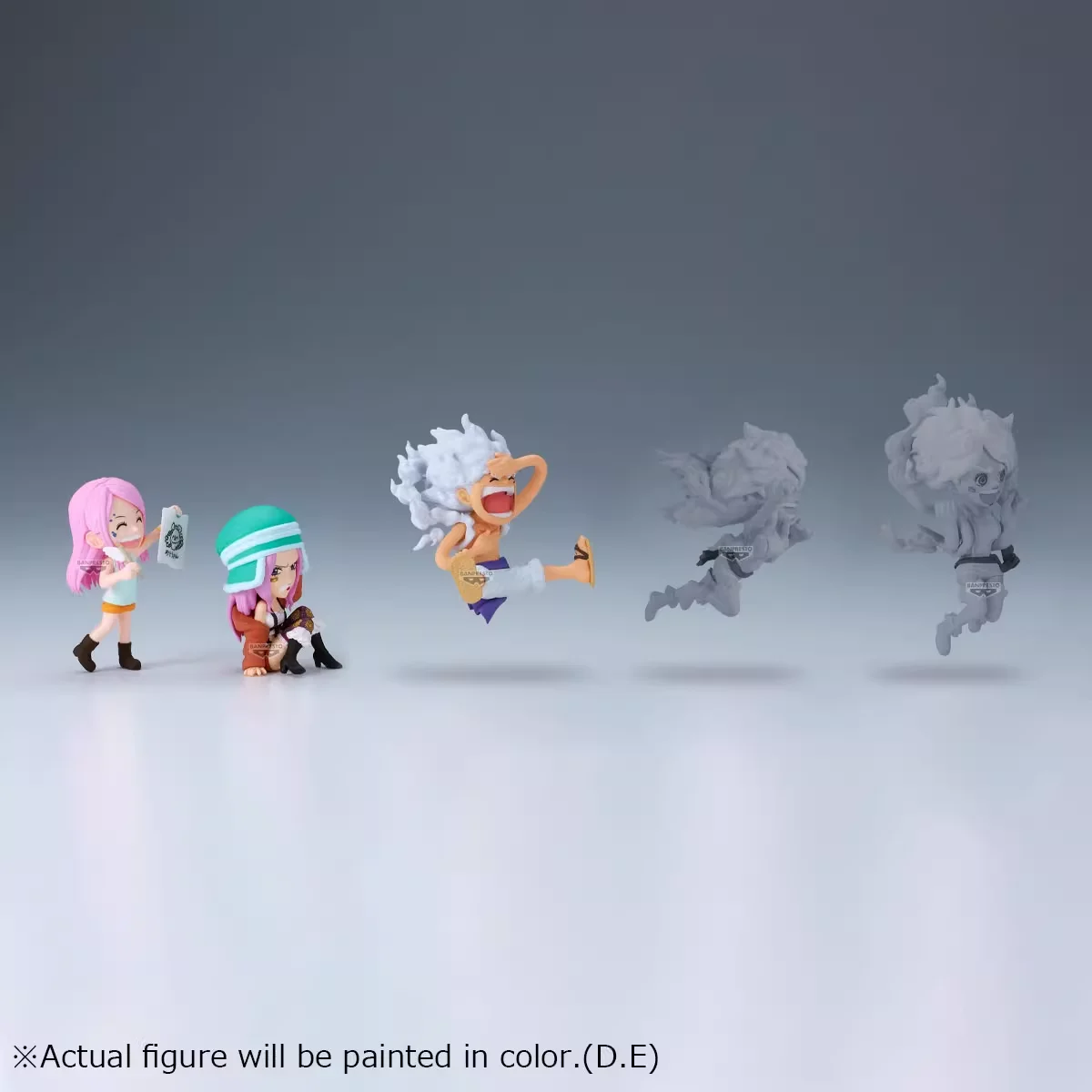 Perhiasan BANDAI WCF Asli Bonney History Monkey D Luffy Mainan Patung Aksi Figur Koleksi Dunia Model PVC