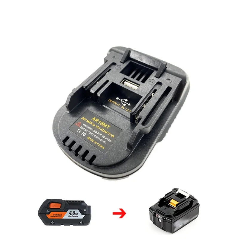 AR18MT Battery Adapter Converter For Ridgid For AEG 18V Lithium Battery Convert To For Makita 18V Bl Series Li-ion Battery Tools