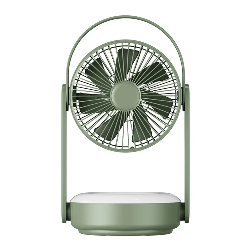 Outdoor Camping Fan 10000Mah Camping Fan Night Light Household Desktop Shaking Head Electric Fan