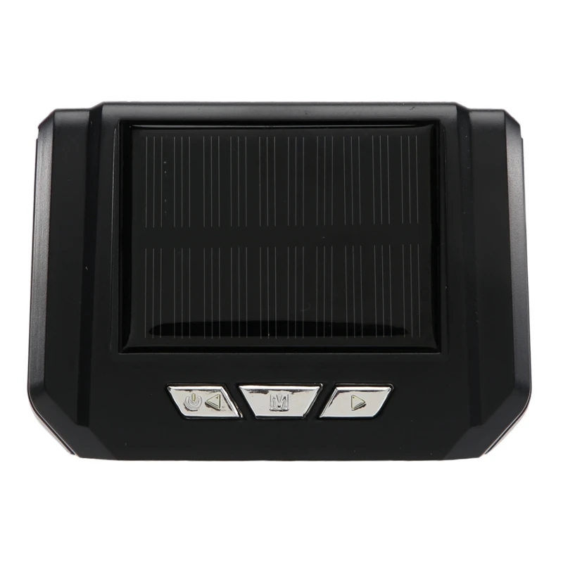 Car Solar Digital Clock for Outdoor Personal Car Part Decoration B New Arrivals in Stock