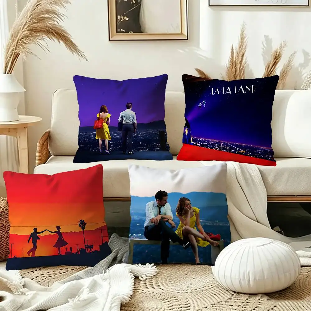 L-La La L-Land Pillow Gift Home Office Decoration Bedroom Sofa Car Cushion Cover case 45x45