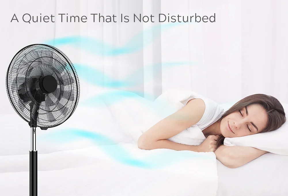 wifi function fan  works with alexa and google assistance pedestal fan with voice control