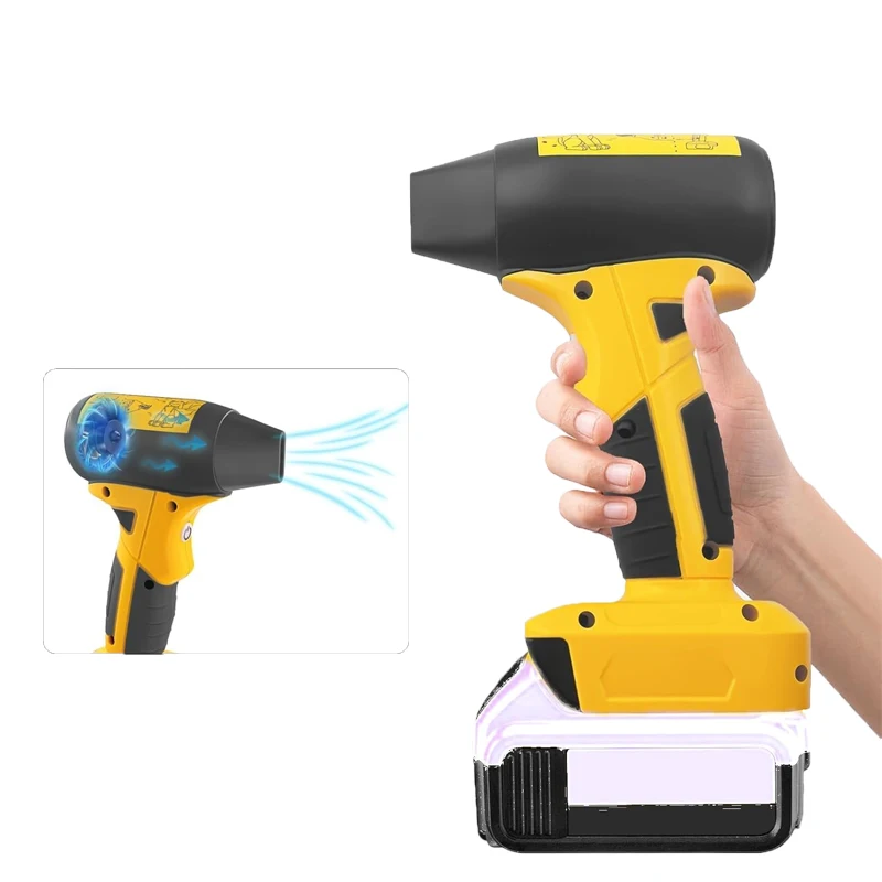 

Rechargeable Handheld Blower 130,000RPM Electric Air Duster Mini Blower for Dewalt 20V Batteries for Computer and Car Keyboards