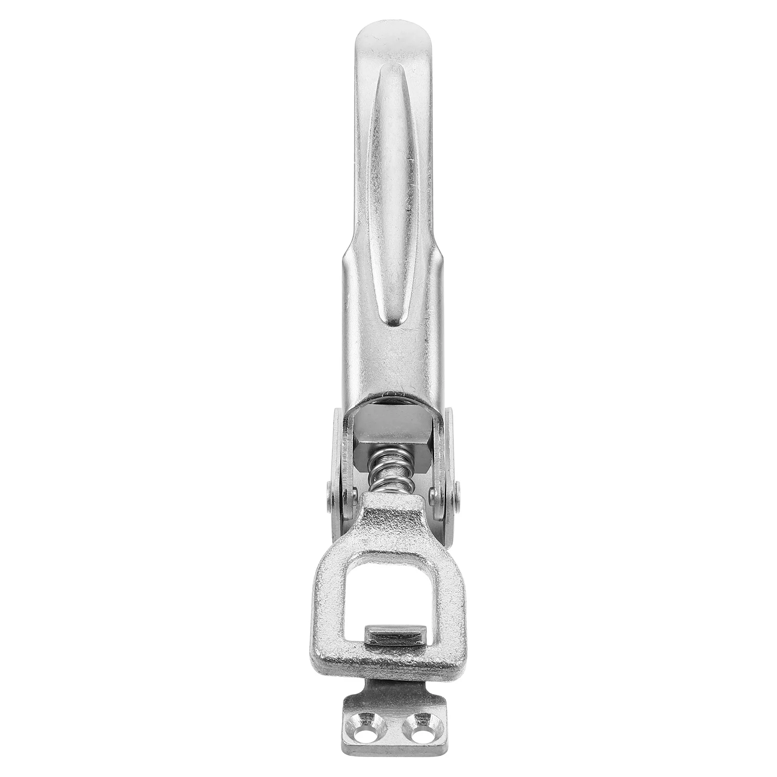 

Car Tow Hook Buckle Silver 595G Heavy Duty Adjustable Anti-Vibration Spring Latch Front Rear Bumper Trailer Towing Ring