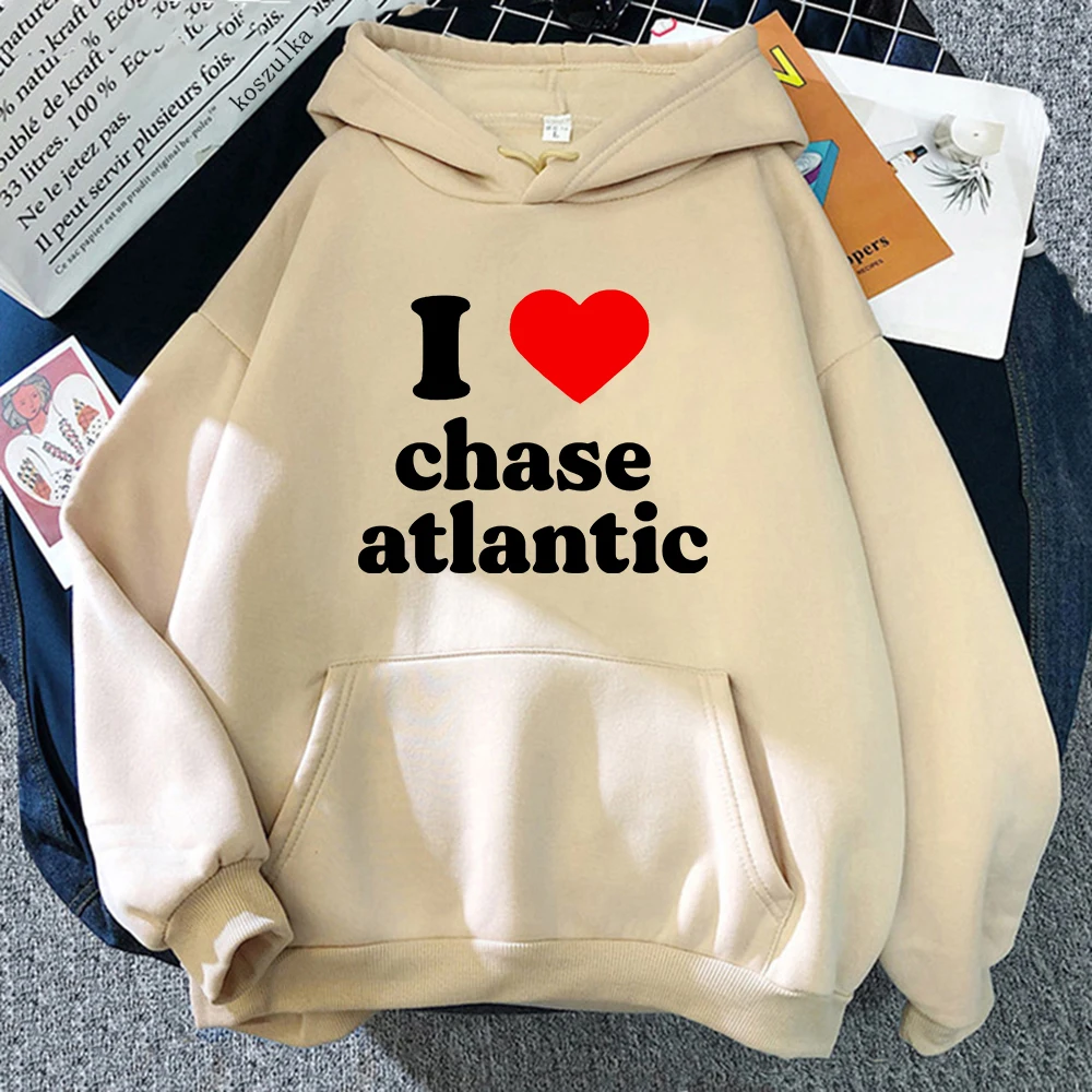 I Love Chase Atlantic Hoodie Fashion Retro Women/men Hoodies Unisex Sweatshirt Vintage Aesthetic Harajuku Winter Clothes