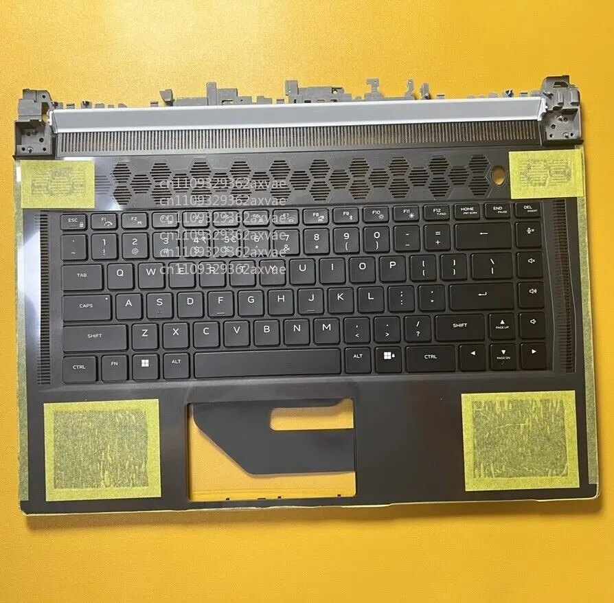 New Palmrest Upper Case US Intl Backlit KB For Dell Alienware X15 R1 R2 V6M0K