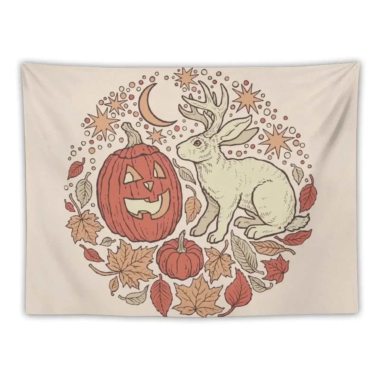

Halloween Friends | Autumn Palette Tapestry Home Decor Aesthetic Carpet Wall Christmas Decoration Decorative Wall Tapestry