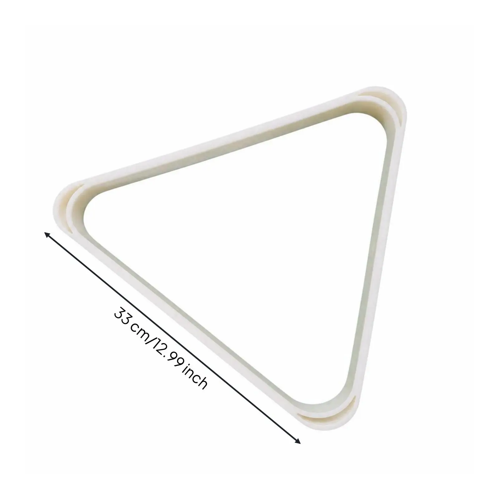 Triangle Pool Rack Billiard Ball Frame ABS Plastic for Snooker Game Setup Durable Lightweight Comfortable Grip Corners