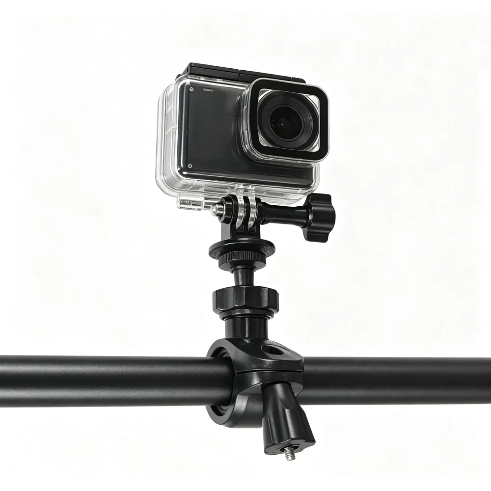 Bicycle Handlebar Mount Bike Holder For GoPro Hero 13 12 11 10 9 Insta360 X5 SJCAM AKASO DJI Osmo Action 6/5 PRO/4/3 Nano Camera - view 5