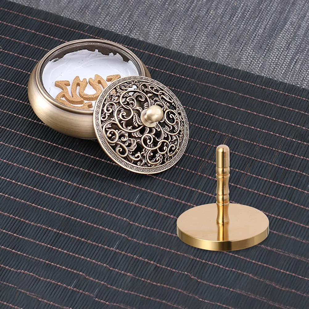 Incense Ash Shaping Tool Copper Press 50 Grey Eco Friendly Reusable Easy Clean Long Life Workmanship Wear Resistance