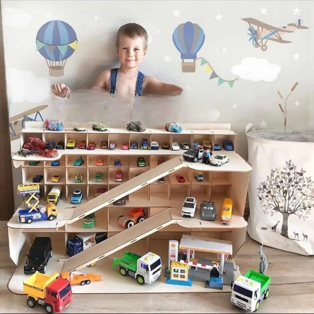 &c Kindergarten Car Baby Organization Bedroom Shelf Clothes Rack Storage Bins Box Children Furniture Set Toys Kids Cabinets