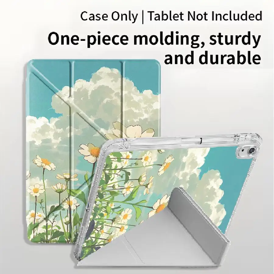 capa-suporte-para-tablet-ipad-pro-2025-mini-6-7-air-4-5-m3-m2-m4-11-polegadas-11ª-10ª-9ª-8ª-7ª-129-polegadas-y-fold-flower-cloud
