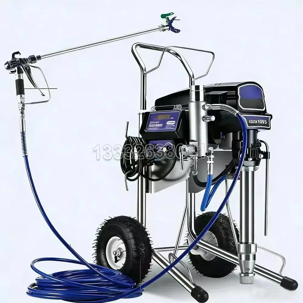Airless Spraying Machine 4000W 6.5L Professional Piston Pump Spray Gun Working Airless Paint Sprayer 1095 Oil Painting Machine