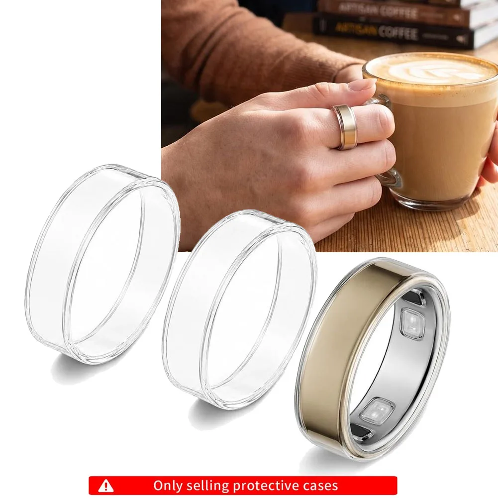 Transparent Silicone Protective Cover for Oura Ring Gen 3 2 Clear Smart Ring Case Scratch-Resistant Sleeve Sport Fitness Accesso
