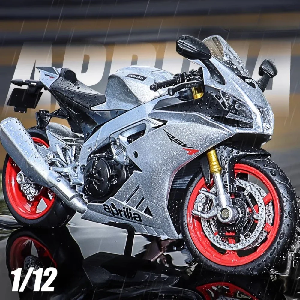 1:12 Aprilia RSV4 RR1000 Suzuki GSX-R1000R Alloy Racing รถจักรยานยนต์รุ่น Diecast Street Cross-Country มอเตอร์รุ่นเด็กนําเสนอ