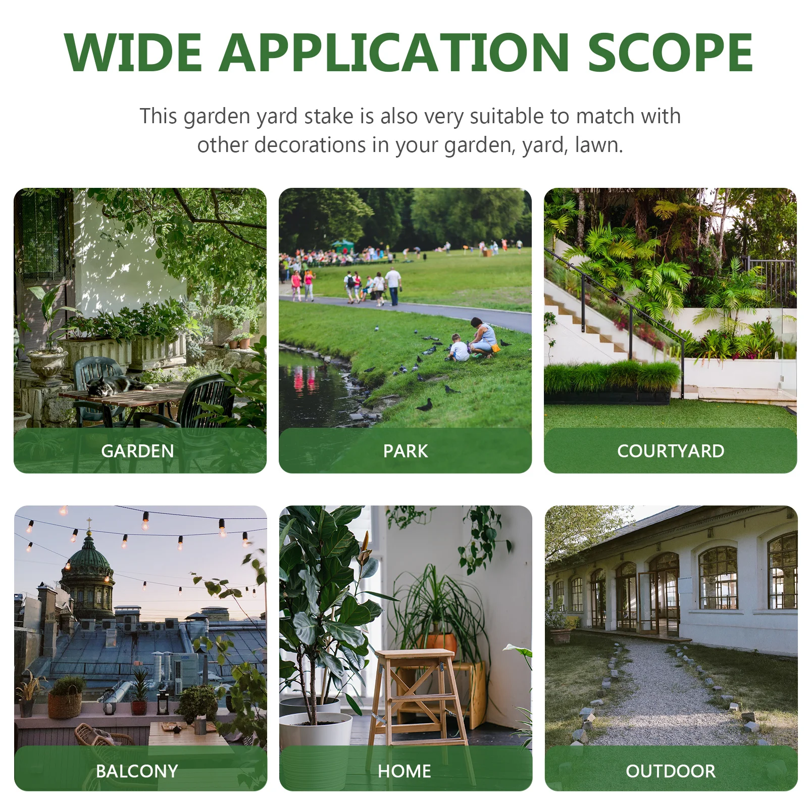 

2pcs Cat Headed Planter Garden Stake Decor Outdoor Yard Metal Owl Stakes Patio Decoration Artificial Owl Decor Garden Ornaments