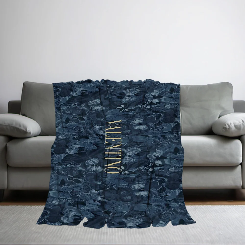 Fashion V-Valentino skicomfort warm Soft Baby blanket suitable Home Blanket Suitable for Home Office Daily Use Cover Blanket