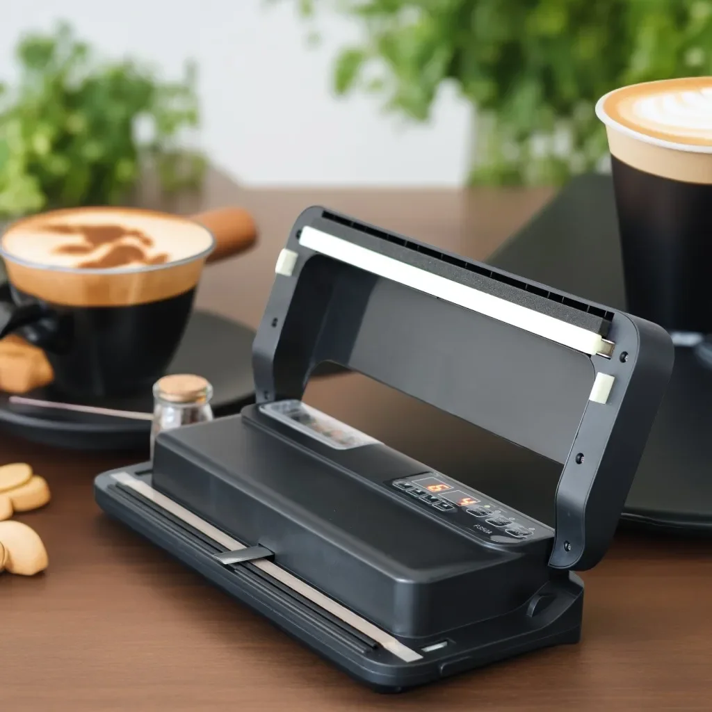 Machine à emballer sous vide de type buse, scellant électrique, sacs d'emballage en plastique