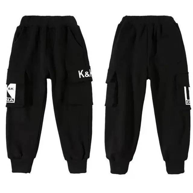 Children's Spring and Autumn Pants Boys' Fashion Work Pants 2024 New Middle and Big Boys' Leisure Sports Pants 3-11Y 5 Children's Spring and Autumn Pants Boys' Fashion Work Pants 2024 New Middle and Big Boys' Leisure Sports Pants 3-11Y 5