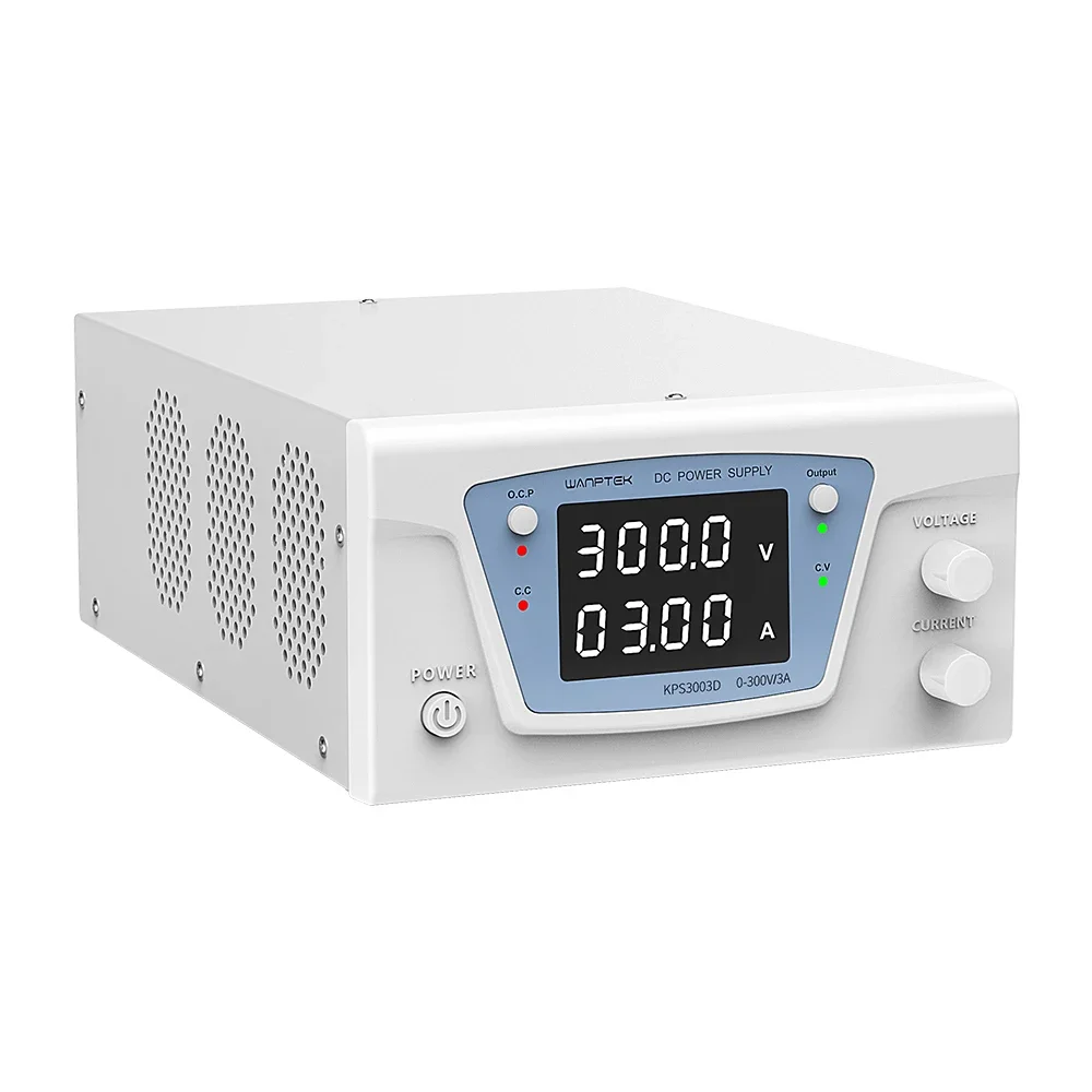 

Импульсный источник питания для ремонта телефона KPS3003D 0 ~ 300 В, 0 ~ 3 А, 900 Вт, регулируемый источник питания